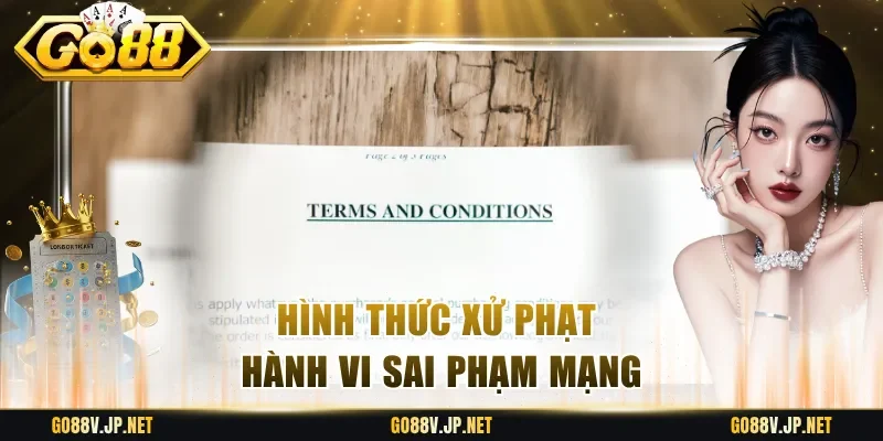 Hình thức xử phạt hành vi sai phạm mạng